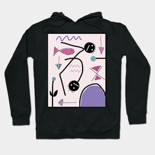 Kids and 3 Arrows Stick Figure Hoodie